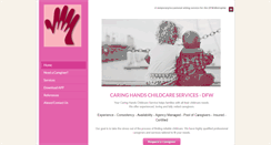 Desktop Screenshot of caringhands.net